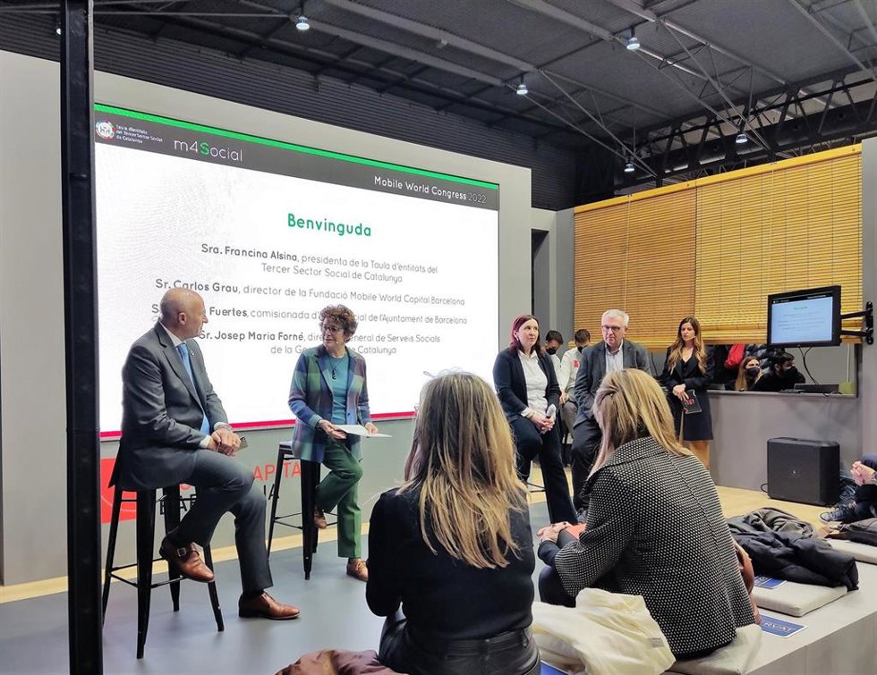 La Taula del Tercer Sector participa en el MWC con su proyecto de innovación digital m4social