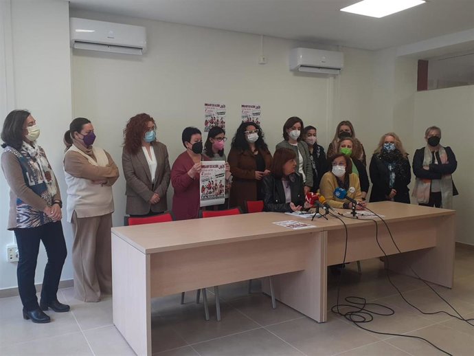 Presentación de los actos por el 8M