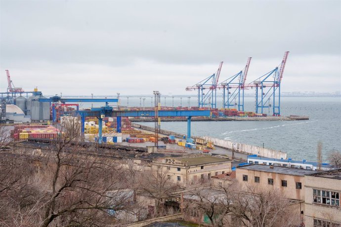 Imatge del port d'Odessa, a Ucrana
