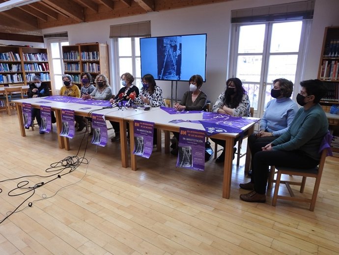 Presentación de actos del Día de la Mujer, 8 de marzo, en Soria.