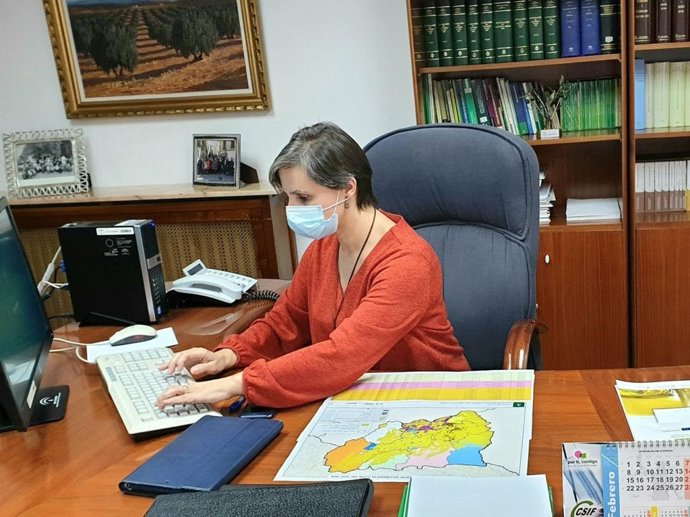 La delegada territorial de Agricultura, Ganadería y Pesca en Jaén, Soledad Aranda.