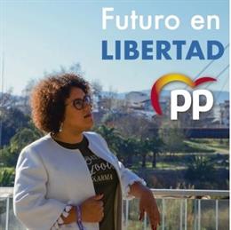 La militante del PP Alexia Herranz