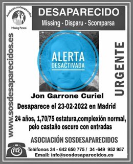 Localizan a dos jóvenes desaparecidos hace semanas en Madrid