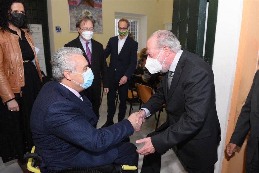 Villalobos en el acto.