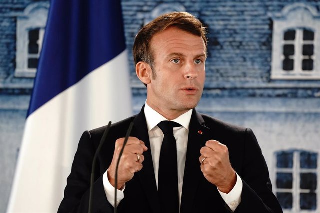 Archivo - Emmanuel Macron