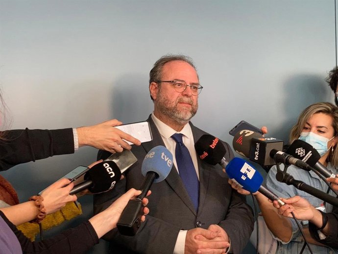 El abogado, lex Sol, que forma parte del equipo jurídico de la alcaldesa de Barcelona, Ada Colau.