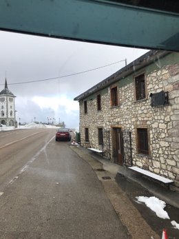 Archivo - Nieve en Pajares.