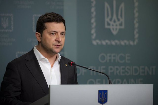 Volodimir Zelenski, presidente de Ucrania