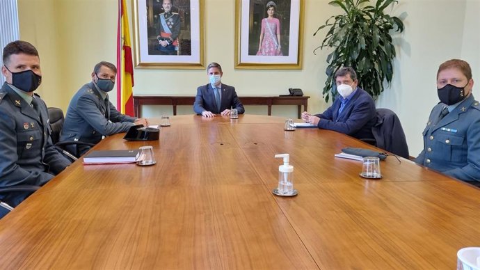 Reunión de coordinación para la campaña de la xarda en la Delegación del Gobierno.