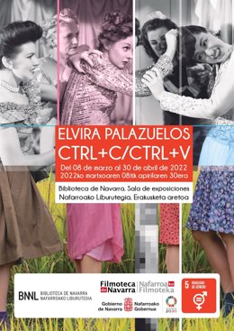Cartel que presenta la muestra de Elvira Palazuelo.