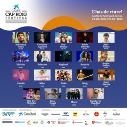 Cartel del festival de Cap Roig 2022
