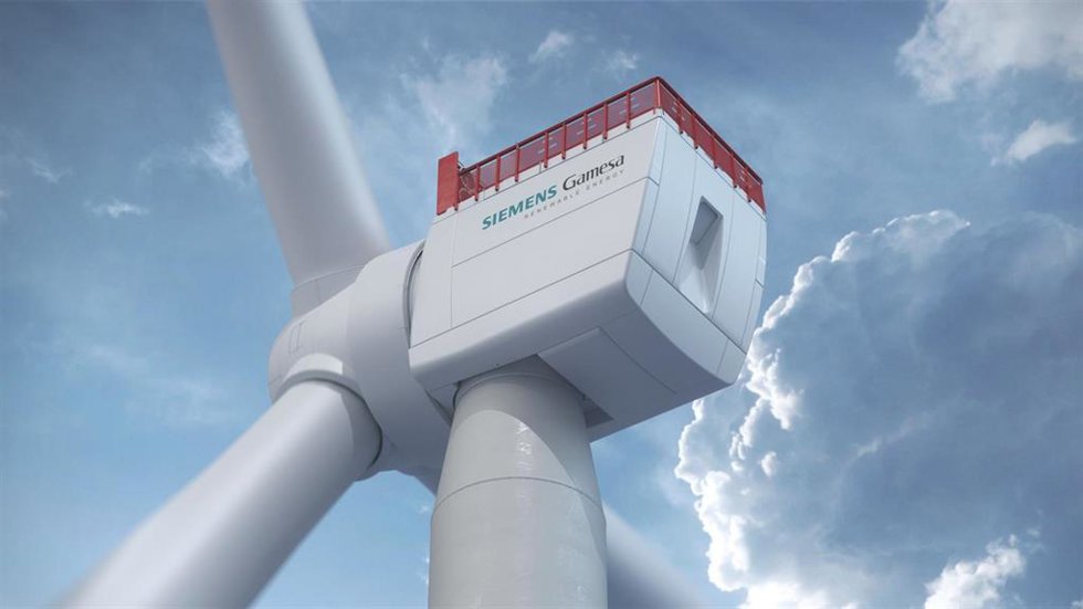 Archivo - Turbina de 14 MW de Siemens Gamesa
