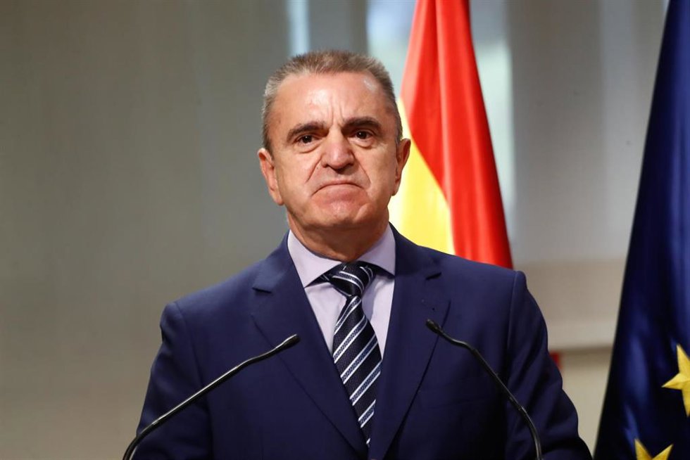 Archivo - El presidente del CSD, José Manuel Franco, en la presentación del equipo español de la Copa Davis. 