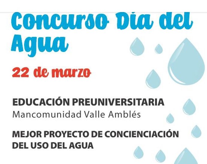 Cartel del concurso.