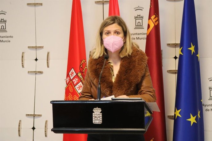 La portavoz del Ayuntamiento de Murcia, Paqui Pérez