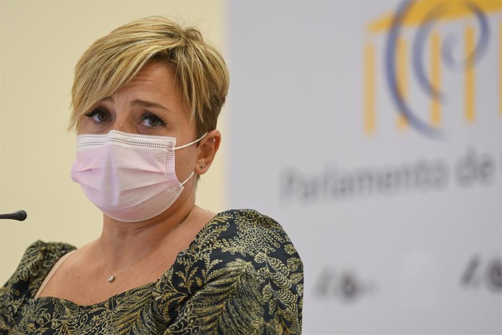 Archivo - La portavoz del Grupo Parlamentario Socialista, Nayra Alemán