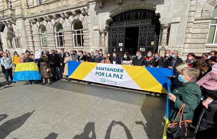 Minuto de silencio por Ucrania