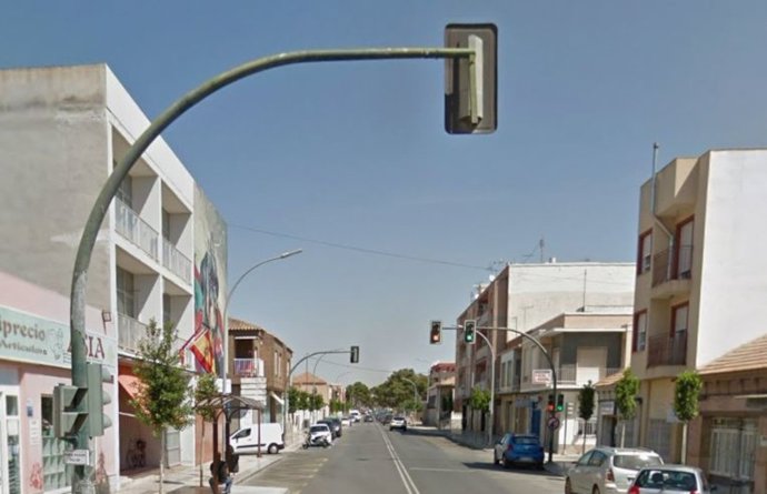 Una calle de Los Dolores (Cartagena)