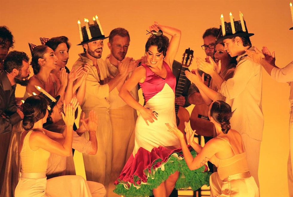 El Ballet Flamenco de Andalucía con 'El maleficio de la mariposa'.