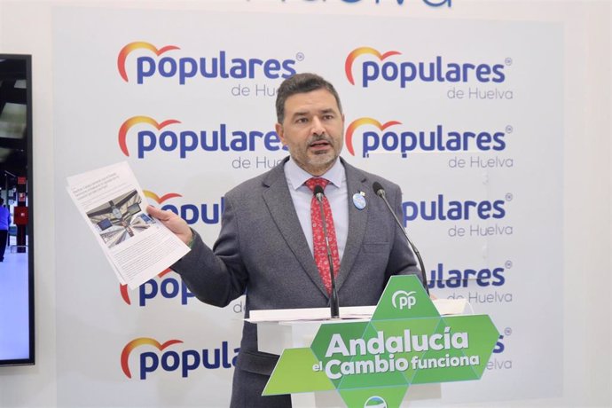 José Enrique Sánchez,  secretario general del PP de Huelva y senador por la provincia.