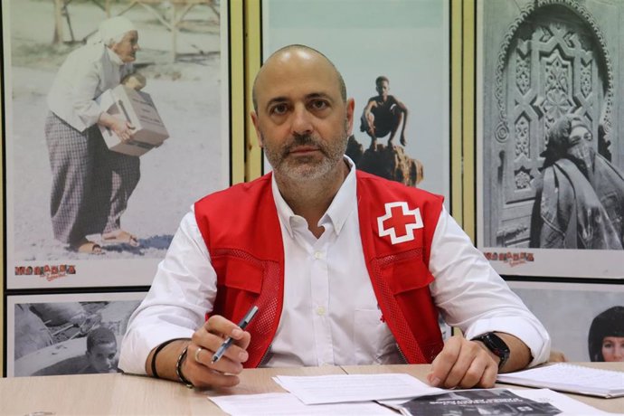 El portavoz de Cruz Roja Aragón para Ucrania.