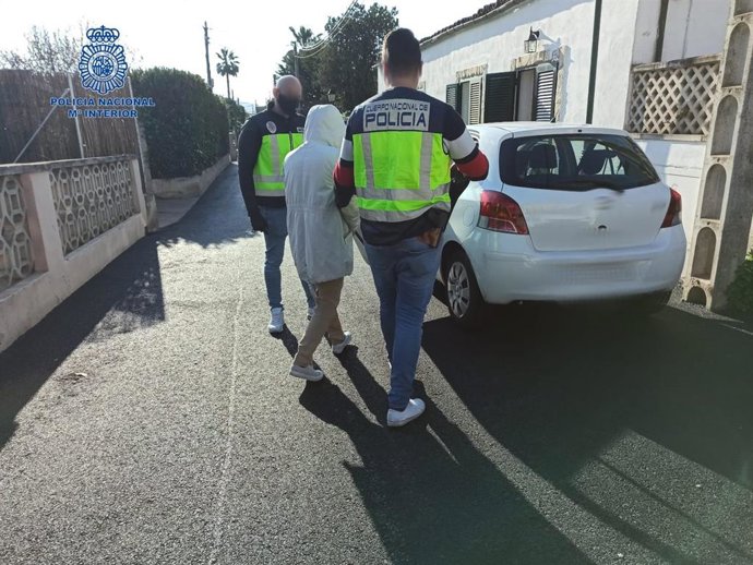 Agentes de la Policía Nacional detienen a un varón por varios delitos de revelación de secretos y abusos sexuales en Palma