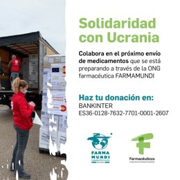Las farmacias de Zaragoza colaboran con la ONG Farmamundi para enviar medicamentos a Ucrania.