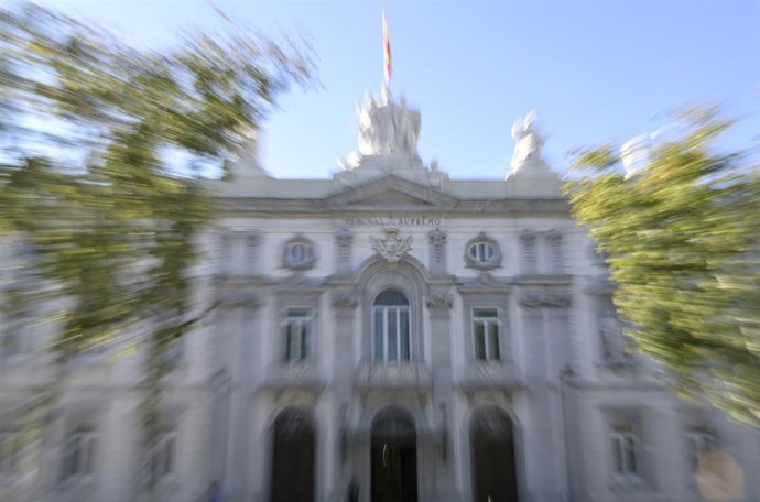 Archivo - La fachada del Tribunal Supremo
