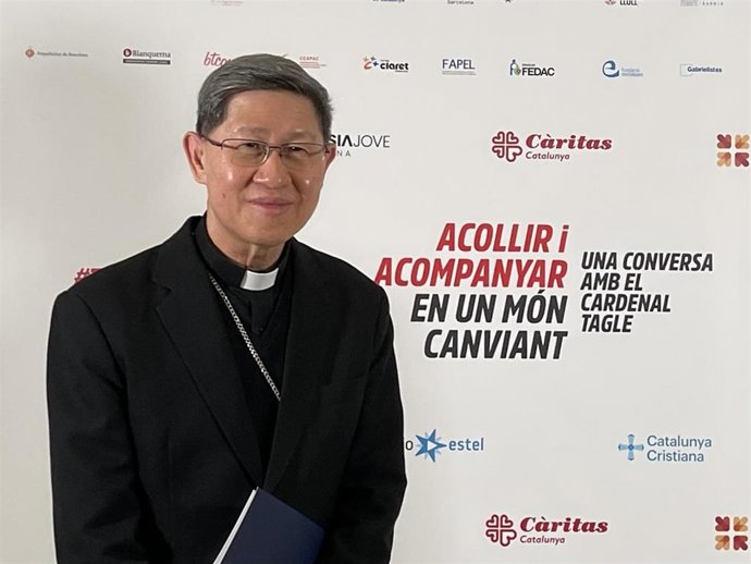 El cardenal Luis Antionio Tagle en Barcelona