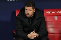 Simeone: "Luis Suárez está comprometido y esperando su momento"