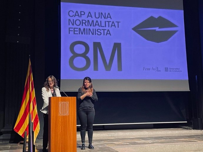 La consellera d'Igualtat i Feminismes de la Generalitat, Tnia Verge