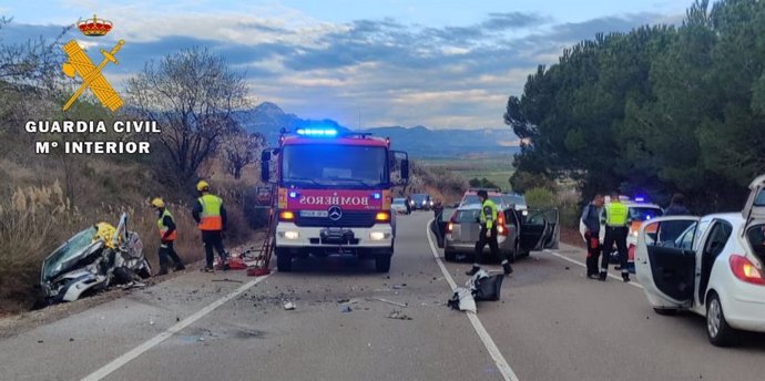 Accidente en La Sotonera (Huesca).