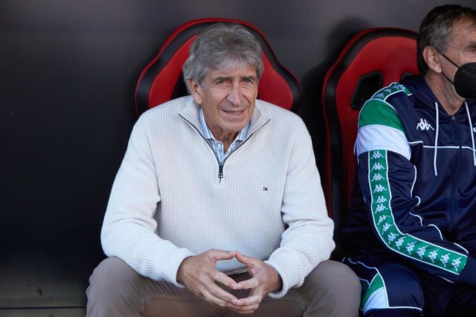 Manuel Pellegrini, entrenador del Real Betis Balompié
