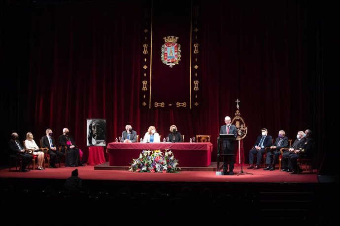 El presidente de la Comunidad, Fernando López Miras, asistió ayer al pregón de las Procesiones de 2022 de Cartagena