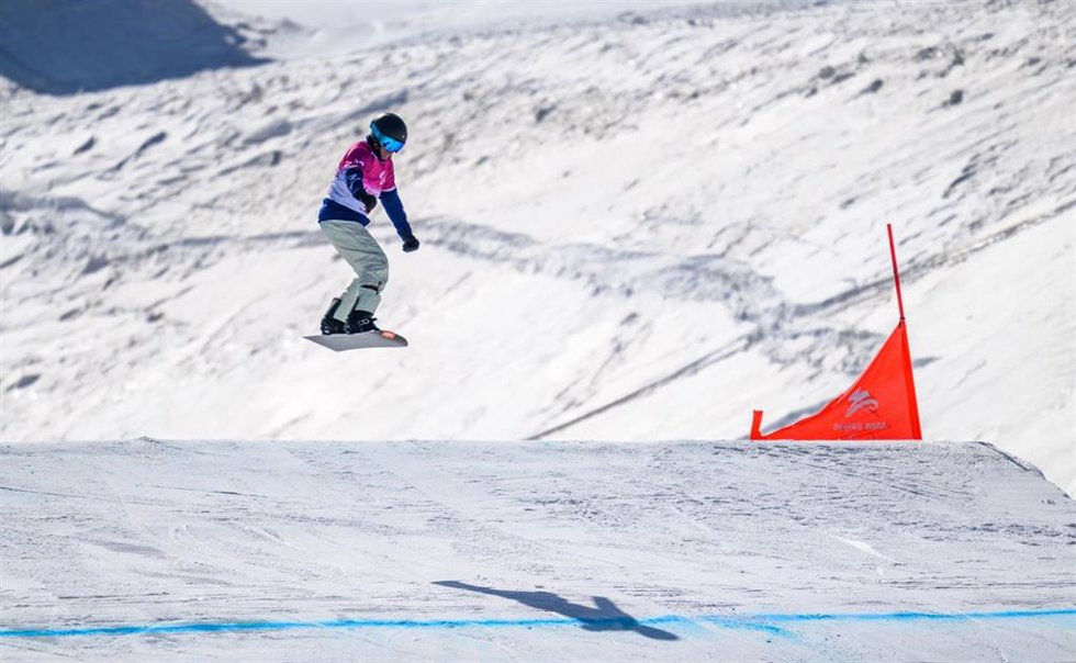 El 'rider' español Vic González en los Juegos Paralímpicos de Invierno de Pekín 2022