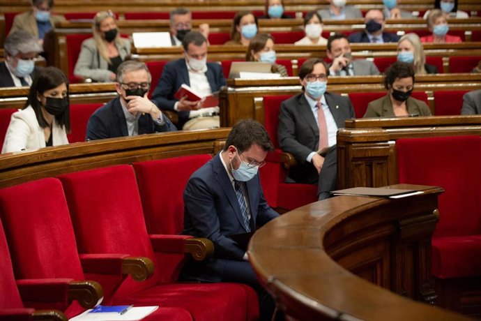 El president de la Generalitat, Pere Aragons