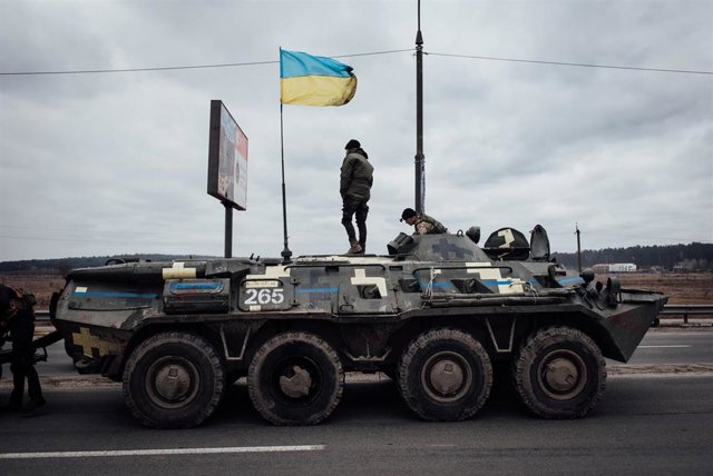 Imagen de archivo de la guerra de Ucrania 