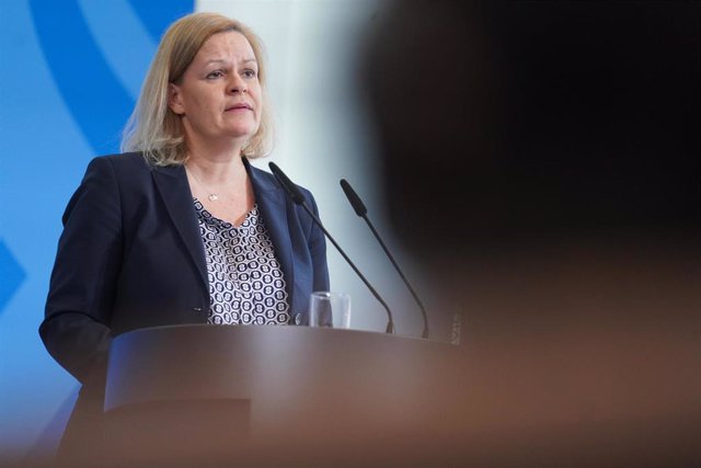 La ministra del Interior de Alemania, Nancy Faeser