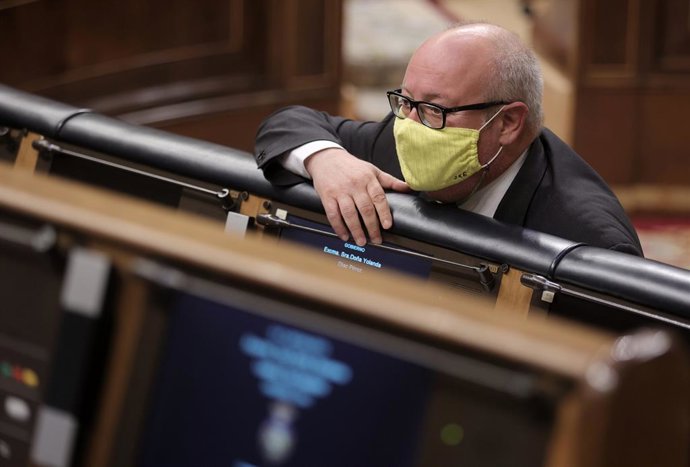 Archivo - El diputado de ERC, Joan Capdevila i Esteve, en una sesión plenaria en el Congreso 