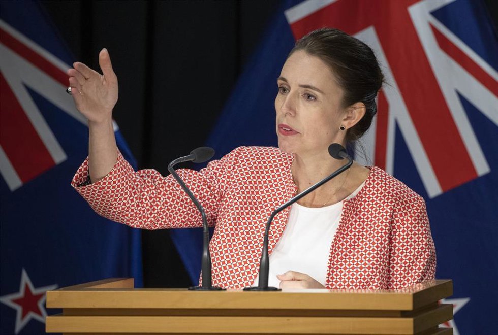 Archivo - La primera ministra de Nueva Zelanda, Jacinda Ardern