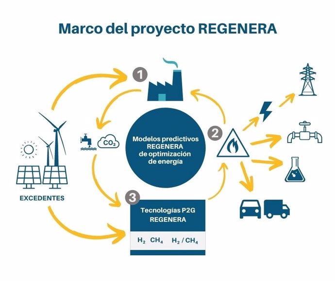 Imagen cedida del esquema del Proyecto Regenera.