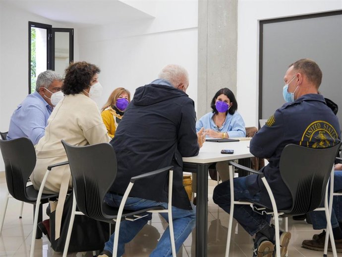 Reunión de coordinación para la puesta en marcha de un proyecto piloto de recuperación del patrimonio cultural en La Palma