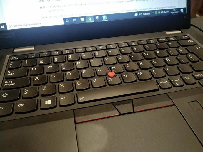 Teclado de un ordenador