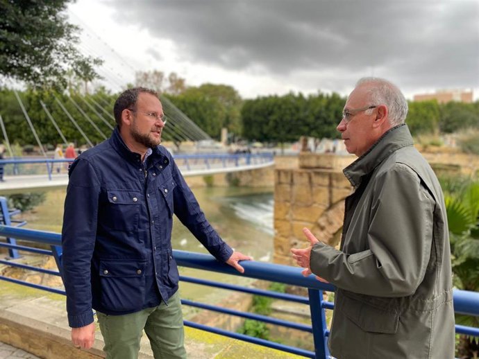 El PP de Murcia exigen sacar "del actual estado de abandono" el entorno de Murcia Río
