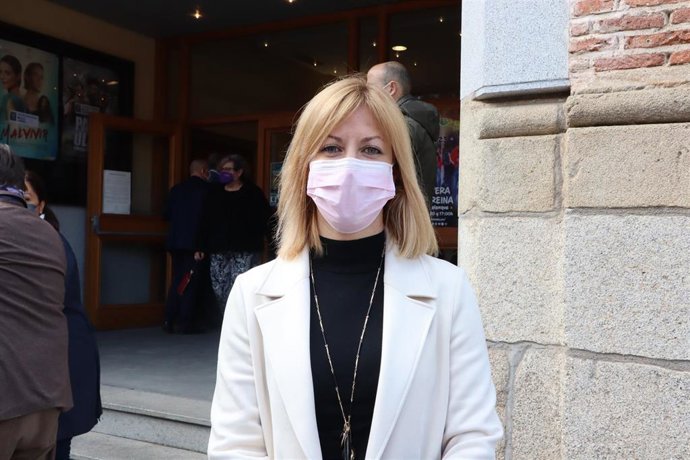 La portavoz del Grupo Socialista en las Cortes de Castilla-La Mancha, Ana Isabel Abengózar