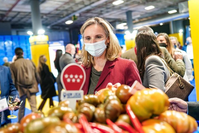 La consejera de Medio Ambiente, Vivienda y Agricultura, Paloma Martín, en la ceremonia inaugural del HIP 2022- Horeca Professional Expo.
