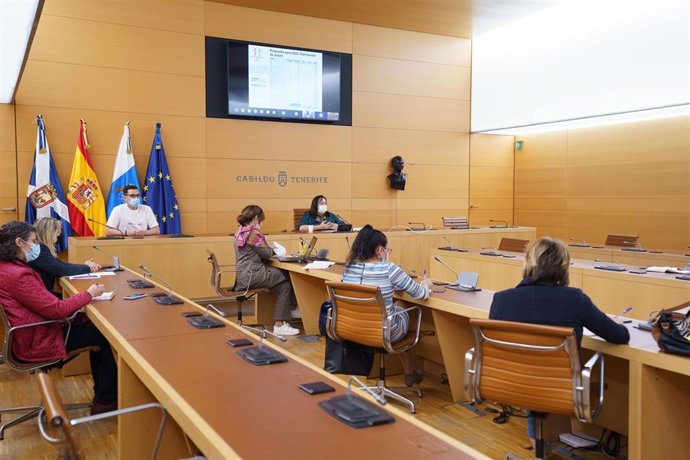 Reunión con ayuntamientos en el Cabildo de Tenerife