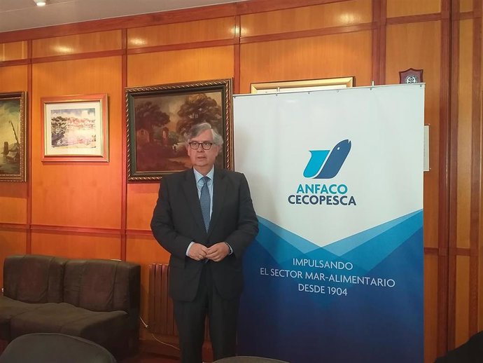 El presidente de la Confederación de Empresarios de Galicia (CEG) y secretario general de Anfaco, Juan Manuel Vieites.