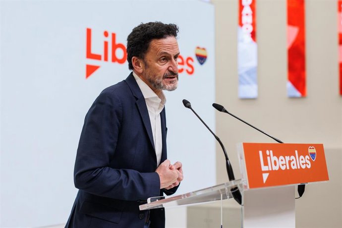 Archivo - El vicesecretario general y portavoz de Ciudadanos, Edmundo Bal, ofrece una rueda de prensa en la sede del partido, a 4 de febrero de 2022, en Madrid (España).