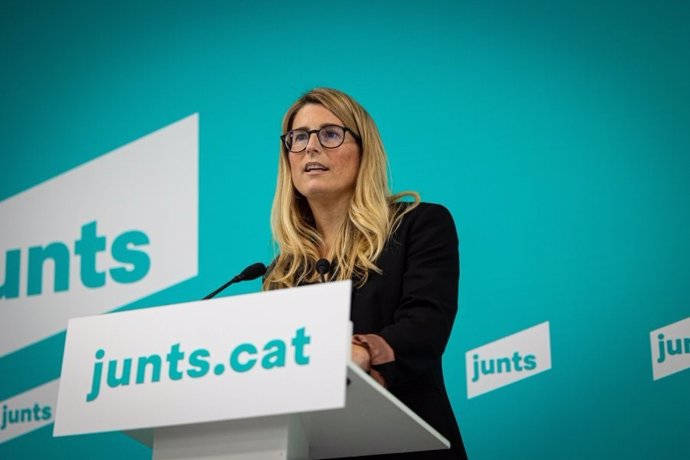 La vicepresidenta de Junts y diputada en el Parlament, Elsa Artadi